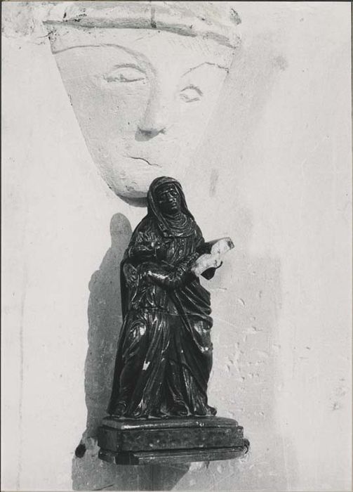 Groupe sculpté : Education de la Vierge