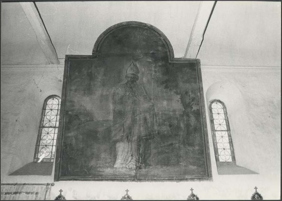 tableau : Saint Loup portant la croix - © Ministère de la Culture (France), Médiathèque du patrimoine et de la photographie, diffusion GrandPalaisRmn Photo