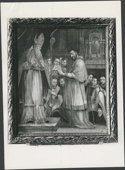 deux tableaux : Décollation de sainte Barbe et Saint Thomas Becket