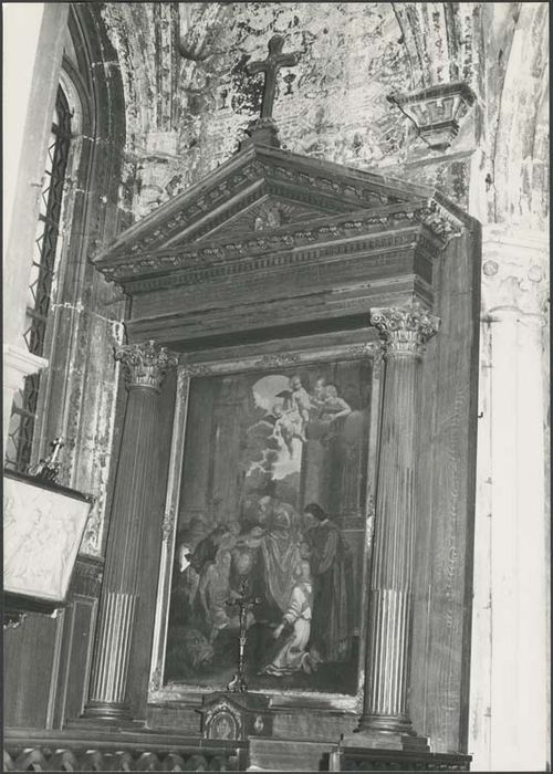 retable latéral nord et tableau : Dernière communion de saint Jérôme - © Ministère de la Culture (France), Médiathèque du patrimoine et de la photographie, diffusion GrandPalaisRmn Photo