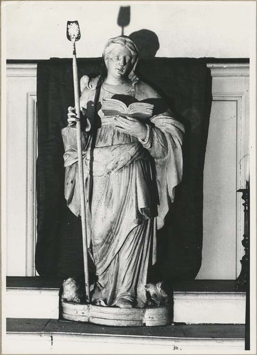 statue : Sainte Geneviève ? - © Ministère de la Culture (France), Médiathèque du patrimoine et de la photographie, diffusion GrandPalaisRmn Photo