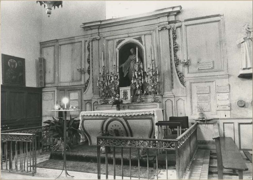 autel latéral nord, retable et clôture de chapelle - © Ministère de la Culture (France), Médiathèque du patrimoine et de la photographie, diffusion GrandPalaisRmn Photo