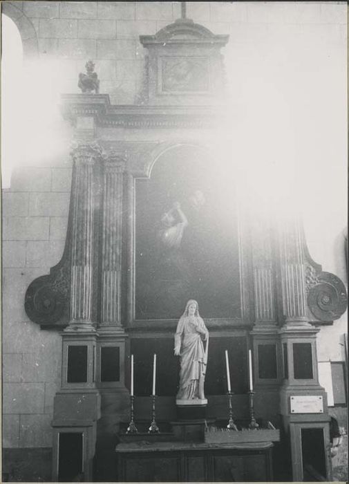 retable de l'ancien maître-autel et tableau : Vierge et sainte Madeleine - © Ministère de la Culture (France), Médiathèque du patrimoine et de la photographie, diffusion GrandPalaisRmn Photo