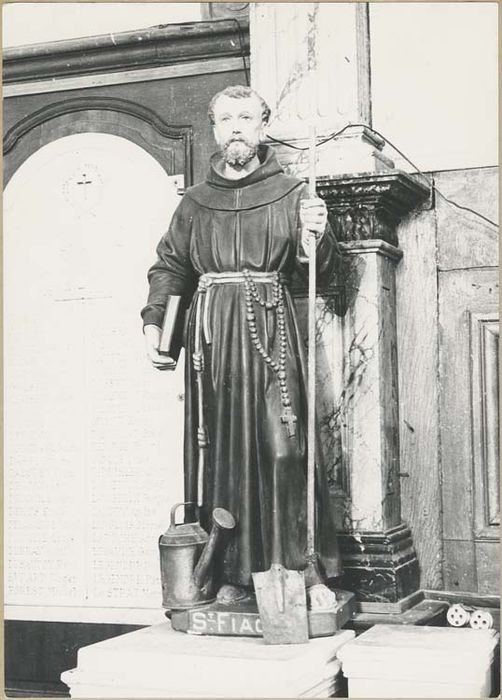 statue : Saint Fiacre - © Ministère de la Culture (France), Médiathèque du patrimoine et de la photographie, diffusion GrandPalaisRmn Photo