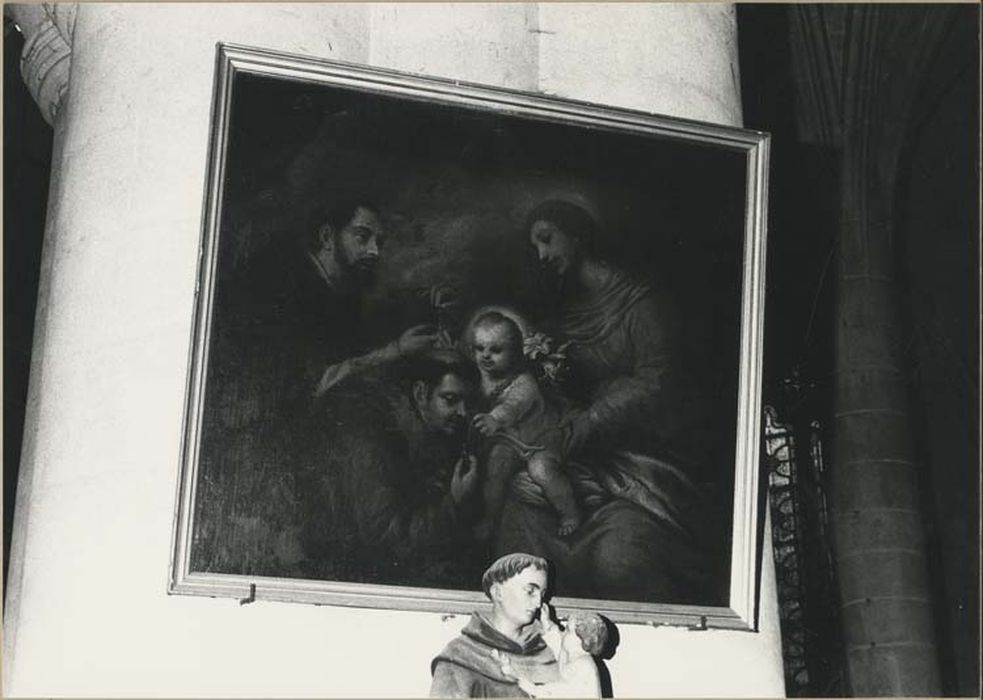 tableau : Vierge aux chapelets avec l'Enfant et deux religieux - © Ministère de la Culture (France), Médiathèque du patrimoine et de la photographie, diffusion GrandPalaisRmn Photo