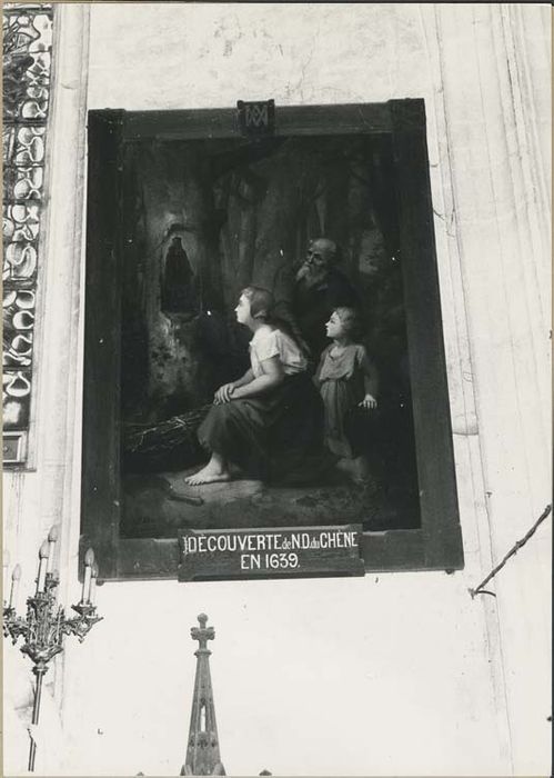 tableau : Découverte de Notre-Dame du Chêne en 1639 - © Ministère de la Culture (France), Médiathèque du patrimoine et de la photographie, diffusion GrandPalaisRmn Photo