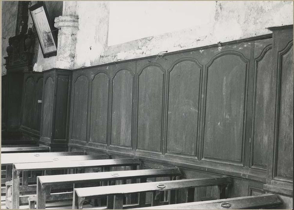 lambris et bancs de fidèles - © Ministère de la Culture (France), Médiathèque du patrimoine et de la photographie, diffusion GrandPalaisRmn Photo