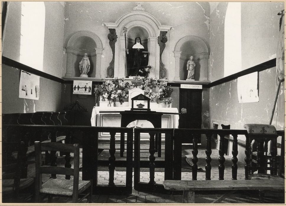 retable de Sainte-Aubierge, châsse et clôture de chapelle