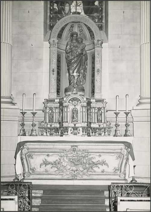 tabernacle et cinq statues (statuettes) : Bon Pasteur et Evangélistes - © Ministère de la Culture (France), Médiathèque du patrimoine et de la photographie, diffusion GrandPalaisRmn Photo