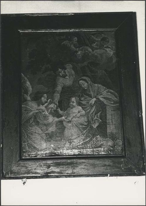 tableau : Repos de la Sainte Famille avec l'ange - © Ministère de la Culture (France), Médiathèque du patrimoine et de la photographie, diffusion GrandPalaisRmn Photo