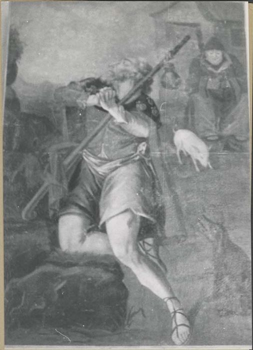 tableau : Saint Roch et saint Antoine