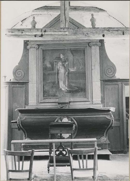 autel (maître-autel), retable et tableau : Saint Eloi