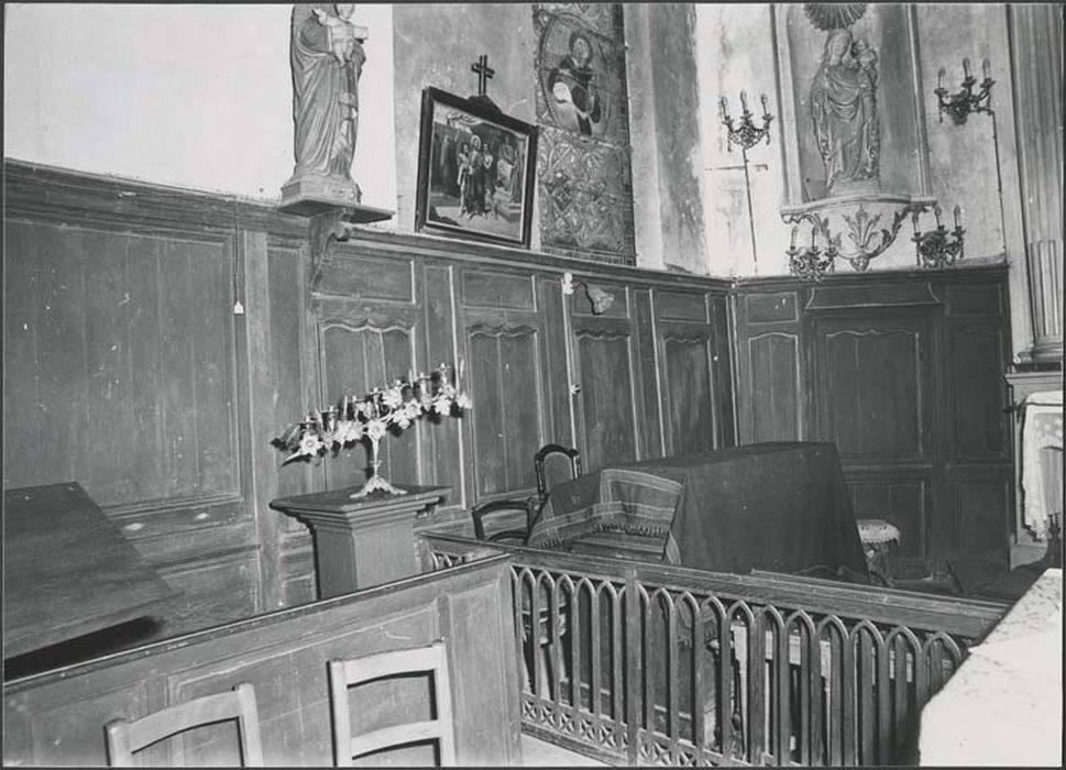 autel (maître-autel), retable et lambris