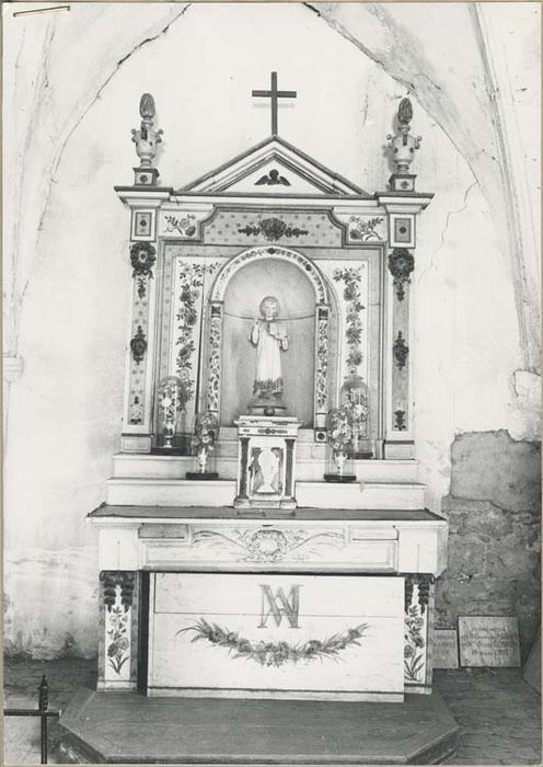 autel latéral sud, retable et tabernacle - © Ministère de la Culture (France), Médiathèque du patrimoine et de la photographie, diffusion GrandPalaisRmn Photo