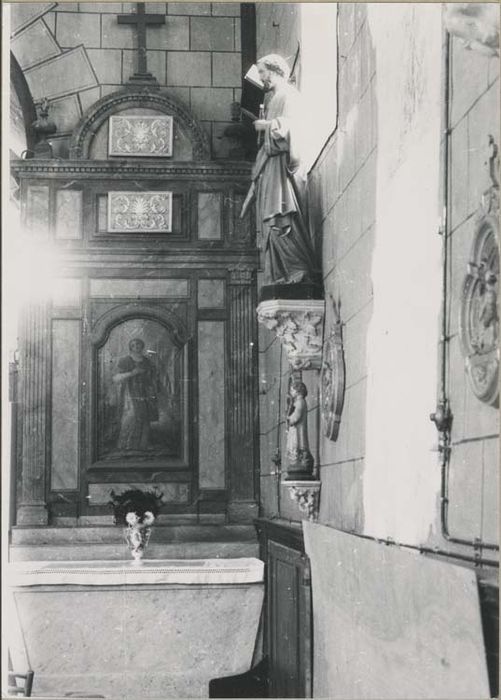 retable latéral sud, deux bas-reliefs et tableau : Saint Vincent - © Ministère de la Culture (France), Médiathèque du patrimoine et de la photographie, diffusion GrandPalaisRmn Photo