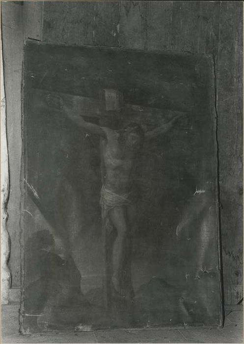 tableau : Christ en croix - © Ministère de la Culture (France), Médiathèque du patrimoine et de la photographie, diffusion GrandPalaisRmn Photo