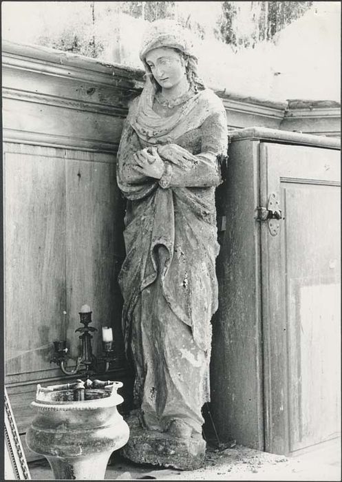 statue de poutre de gloire : Vierge de douleur - © Ministère de la Culture (France), Médiathèque du patrimoine et de la photographie, diffusion GrandPalaisRmn Photo