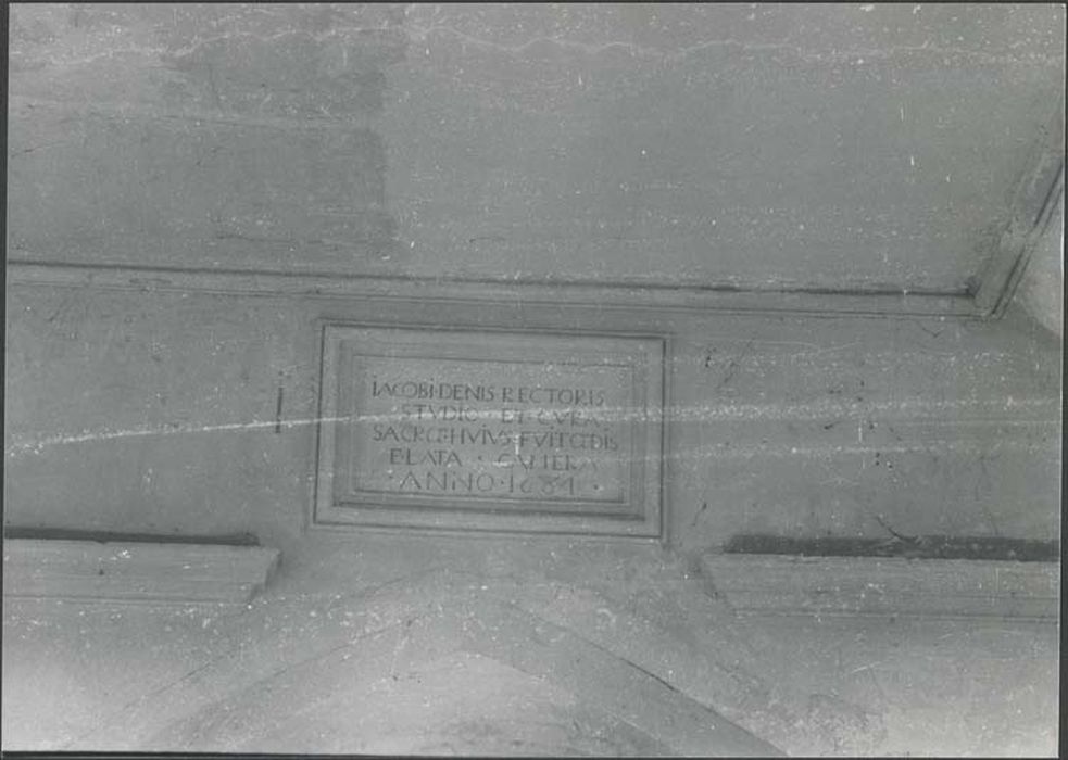 plaque commémorative de Jacob Denis, curé