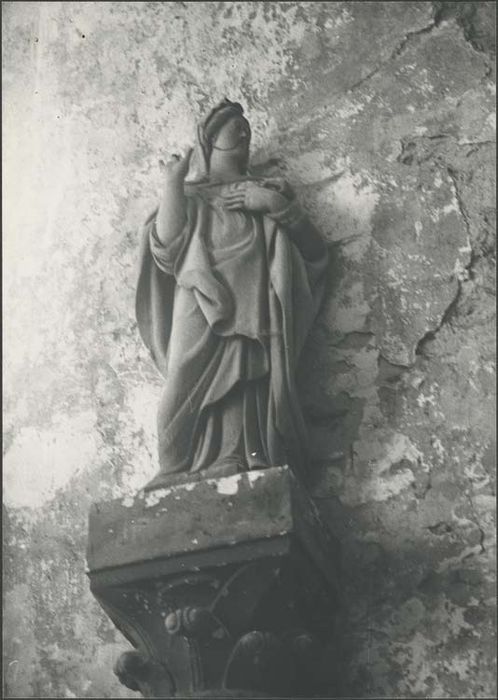 deux statues : Vierge et Ange de l'Annonciation - © Ministère de la Culture (France), Médiathèque du patrimoine et de la photographie, diffusion GrandPalaisRmn Photo