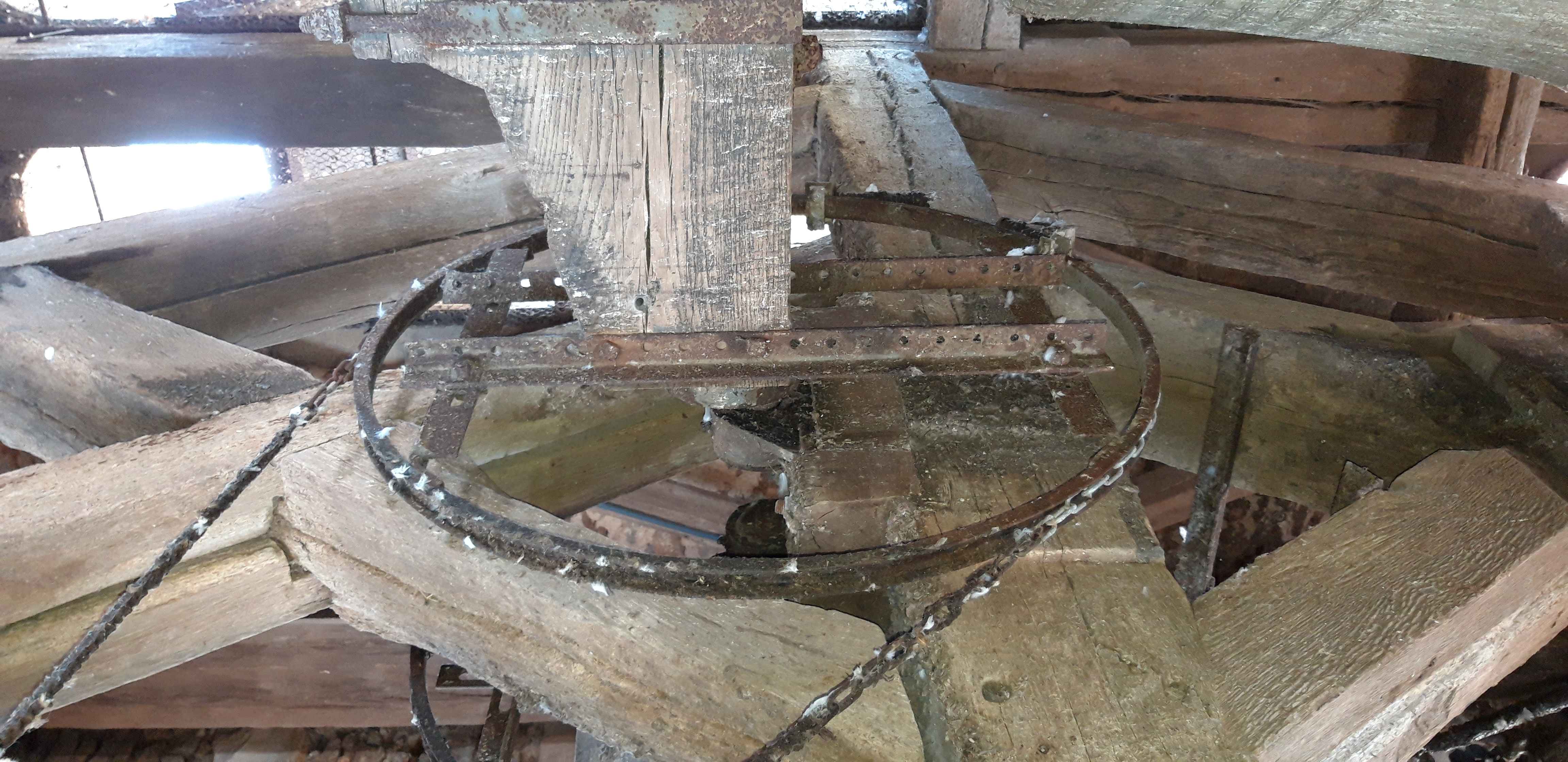 cloche dite Martine, intérieur du clocher