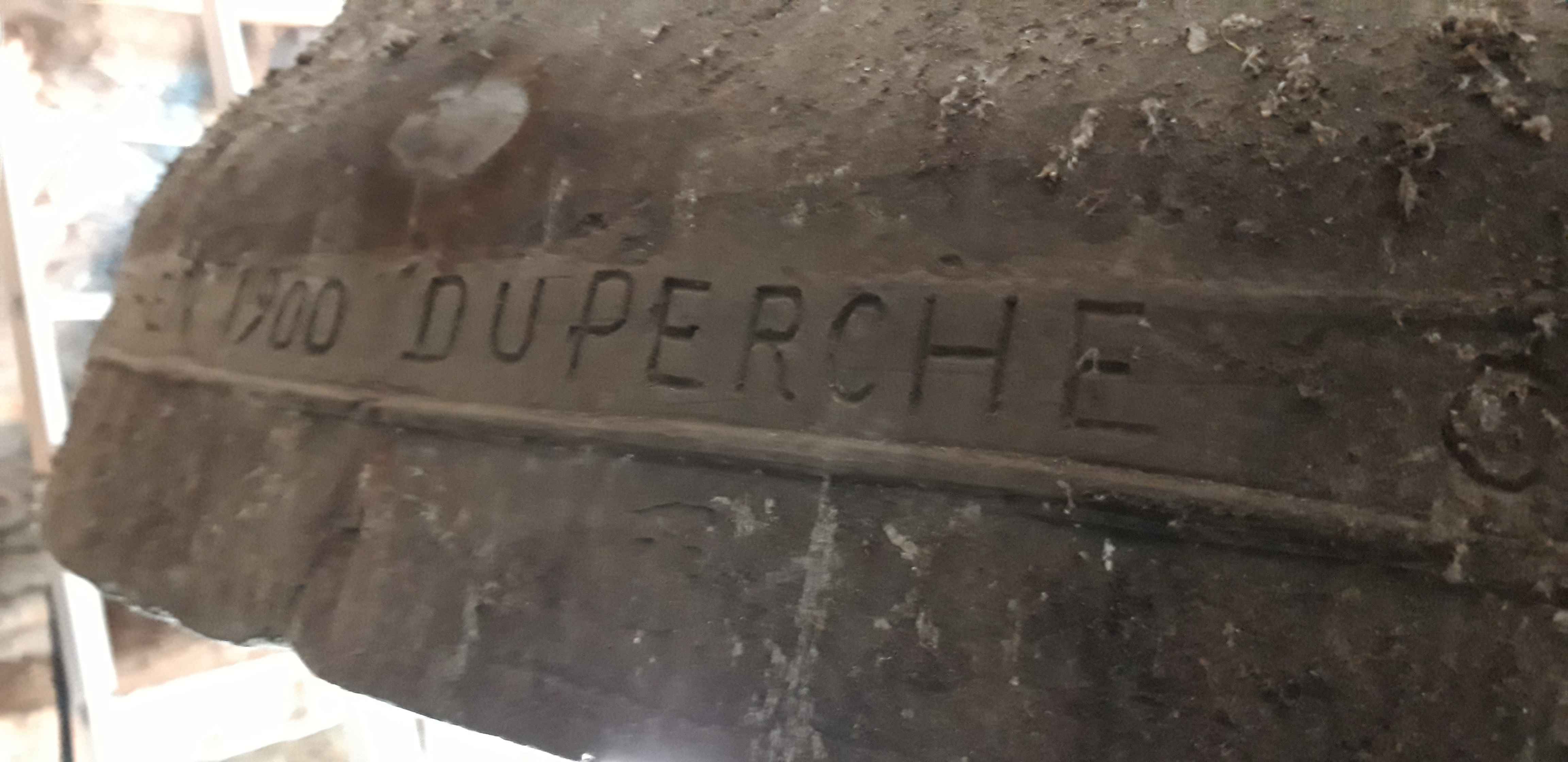 cloche dite Martine, détail de l'inscription concernant la réparation de 1900