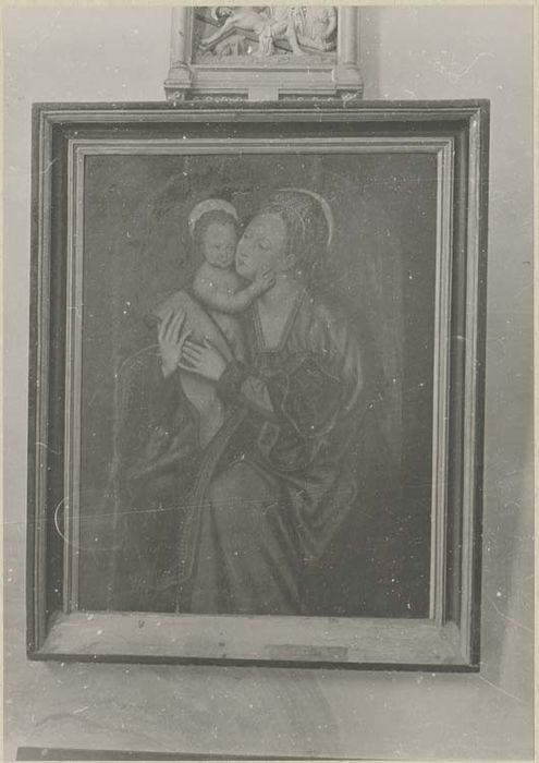 tableau : La Vierge entourée de sainte Catherine, saint Jean-Baptiste, saint Pierre et saint Paul