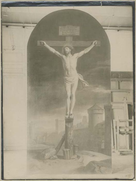 tableau : Christ en croix - © Ministère de la Culture (France), Médiathèque du patrimoine et de la photographie, diffusion GrandPalaisRmn Photo