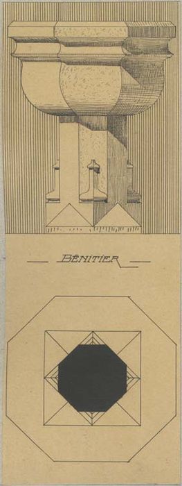 bénitier - © Ministère de la Culture (France), Médiathèque du patrimoine et de la photographie, Tous droits réservés