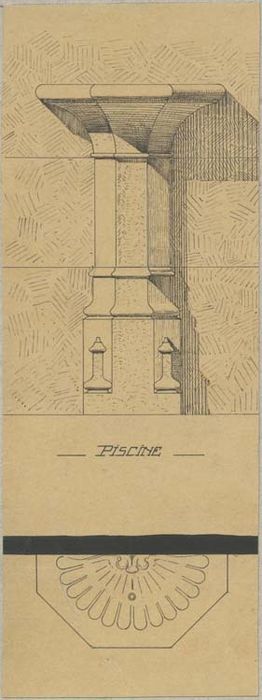 bénitier, fonts baptismaux - © Ministère de la Culture (France), Médiathèque du patrimoine et de la photographie, Tous droits réservés