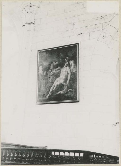 tableau : Saint Sébastien et un donateur