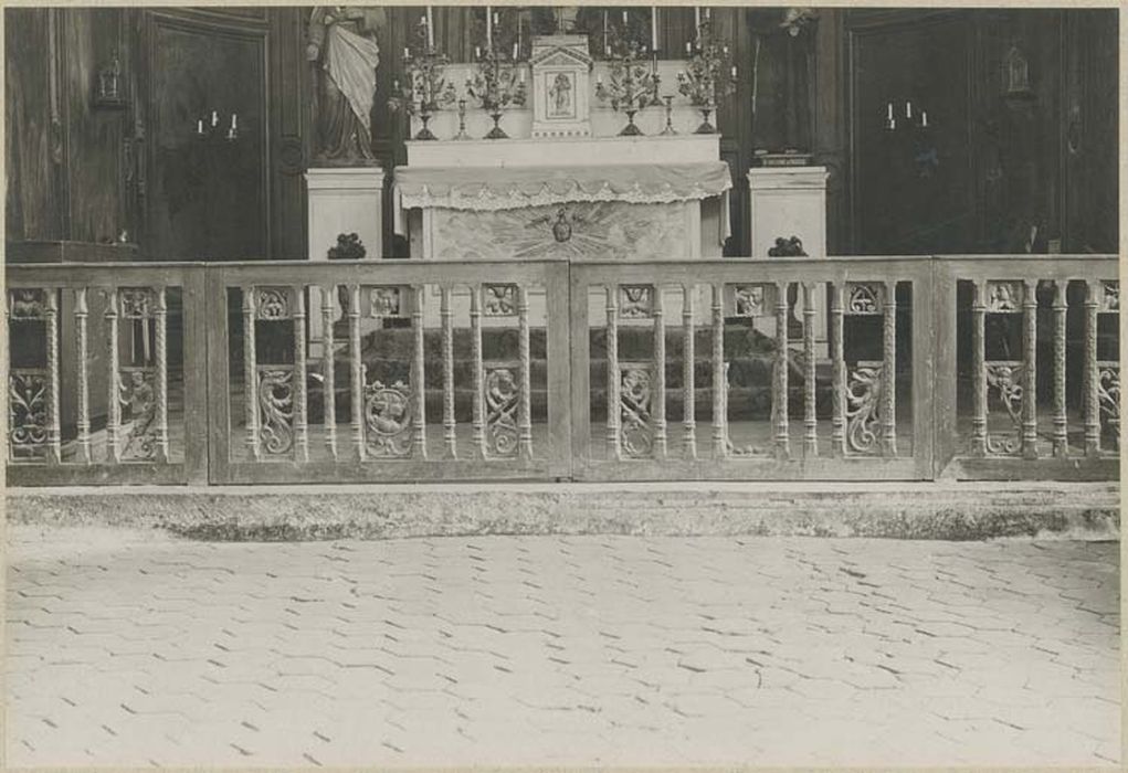 clôture (table de communion) - © Ministère de la Culture (France), Médiathèque du patrimoine et de la photographie, diffusion GrandPalaisRmn Photo