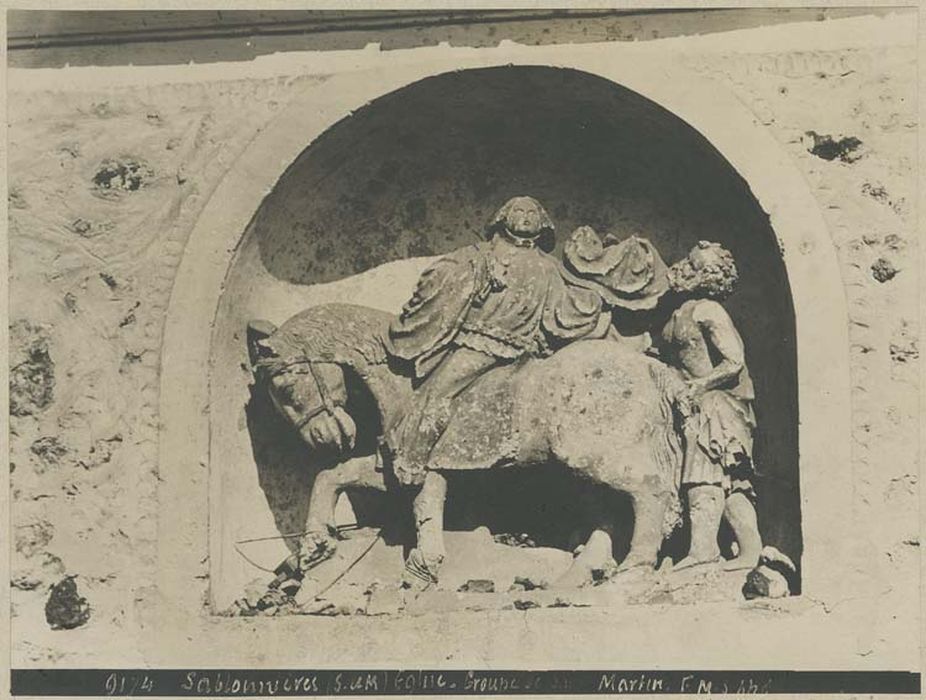 groupe sculpté : La Charité de saint Martin - © Ministère de la Culture (France), Médiathèque du patrimoine et de la photographie, diffusion GrandPalaisRmn Photo