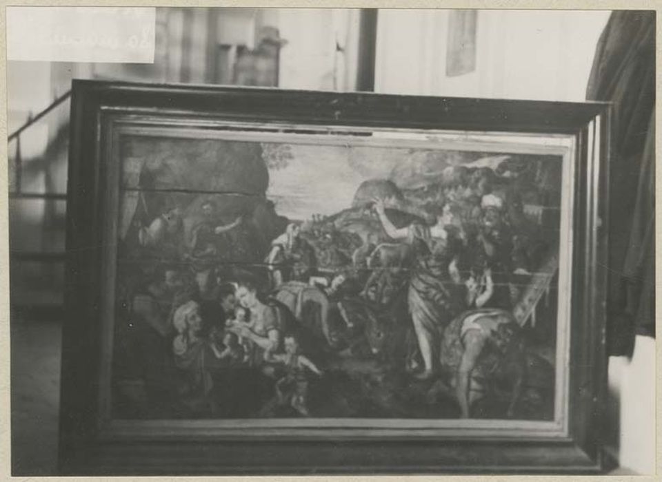 tableau : Les Hébreux dans le désert