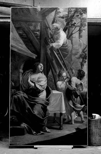 Peinture sur toile : Sainte Famille