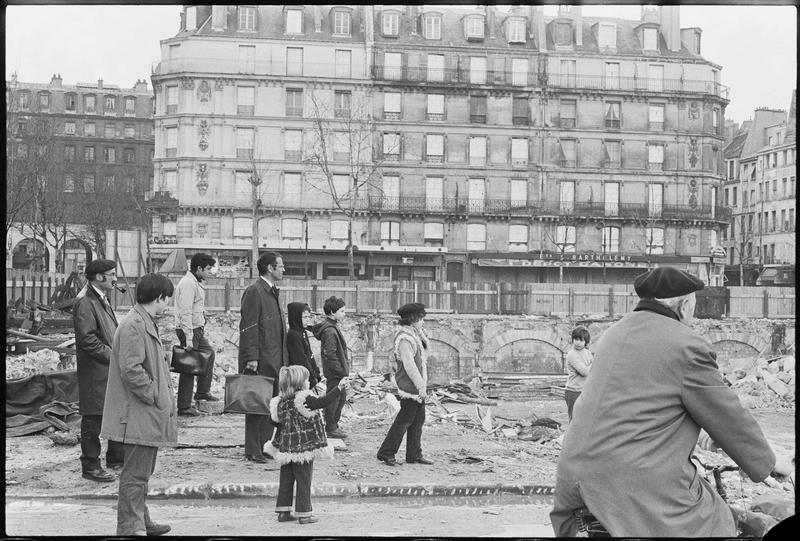 Rue Berger ; [Chantier des Halles]