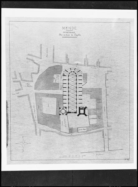 Plan au-dessus des chapelles