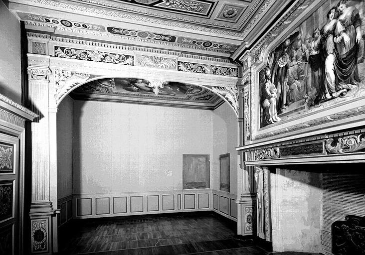 Chambre d'Esther, vue vers l'alcôve