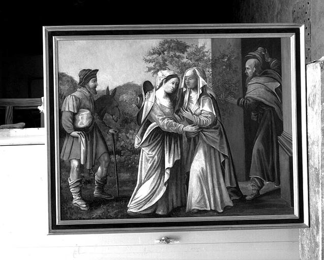 Peinture sur toile : La Visitation