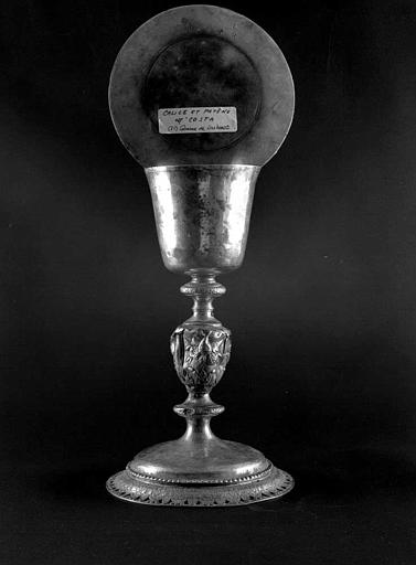 Calice et patène en argent