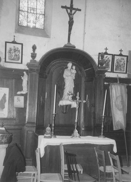 autel et retable latéral de saint Joseph, vue générale