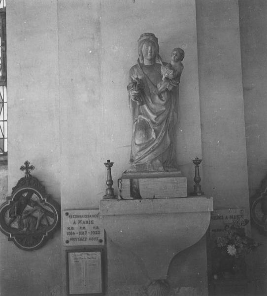 Statue : Vierge à l'Enfant dite Notre-Dame du Bon Repos