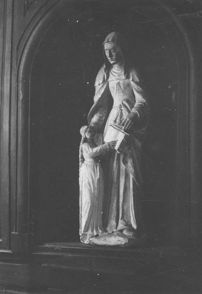 Groupe sculpté : sainte Anne et la Vierge