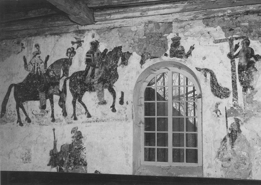 peinture monumentale : dit des trois morts et des trois vifs