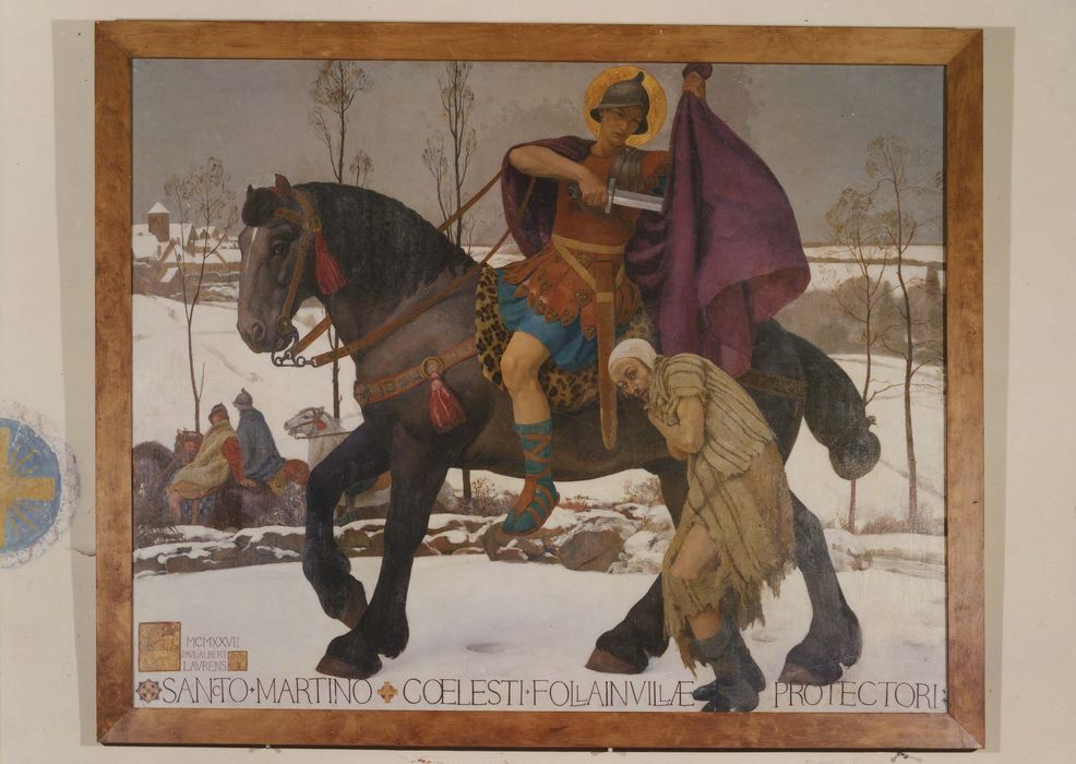 tableau : la Charité de saint Martin