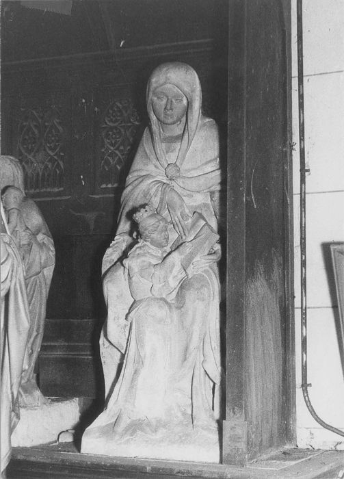 groupe sculpté : Education de la Vierge - © Ministère de la Culture (France), Médiathèque du patrimoine et de la photographie, diffusion RMN-GP