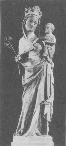 statue : Vierge à l'enfant, dite Notre-Dame du Bon Retour, vue générale - © Ministère de la Culture (France), Médiathèque du patrimoine et de la photographie (objets mobiliers), tous droits réservés