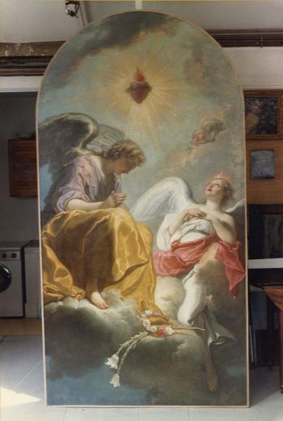 tableau : Adoration du Sacré-Coeur, vue générale - © Ministère de la Culture (France), Médiathèque du patrimoine et de la photographie (objets mobiliers), tous droits réservés