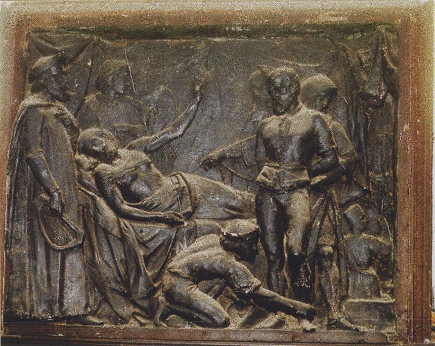 modèle de bas-relief : La Mort de Richard Coeur de Lion