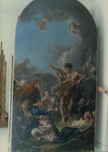 tableau : La Prédication de saint Jean-Baptiste, vue générale