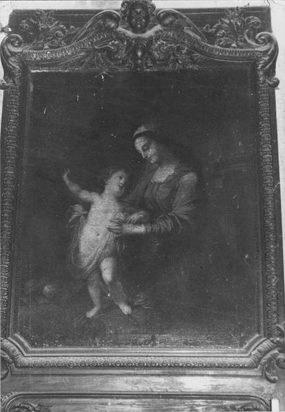 tableau : Vierge à l'enfant, vue générale